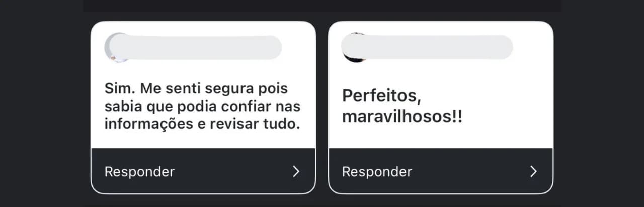 Mensagem real de aluno enviada por WhatsApp — depoimento 3